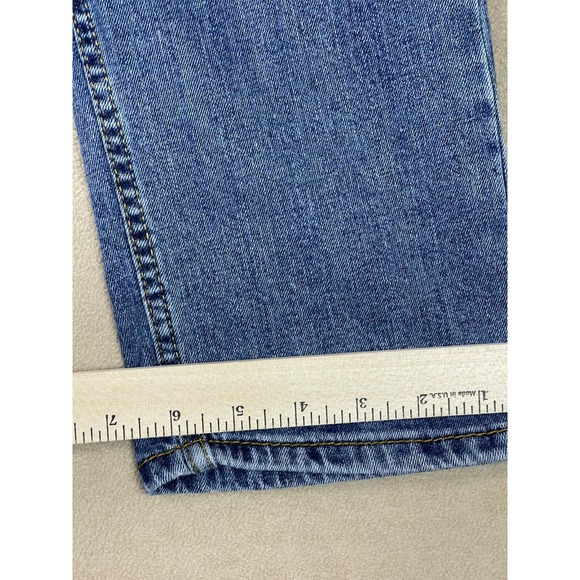 Levi's Jeans Adult 30x32 Blue Signature Straight Leg Distressed Denim Mens - Picture 6 of 13